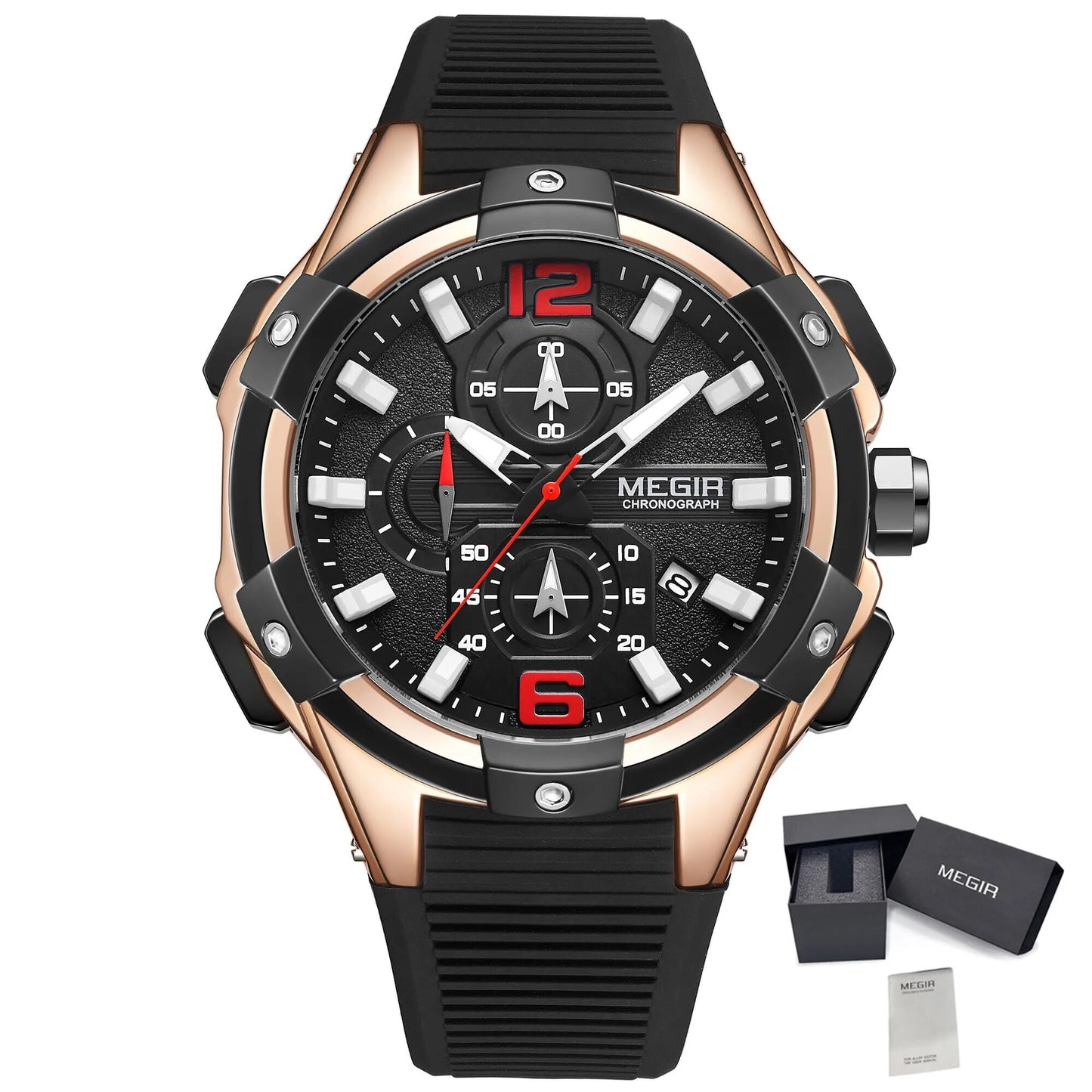 MEGIR Men's Chronograph Original Top Luxury