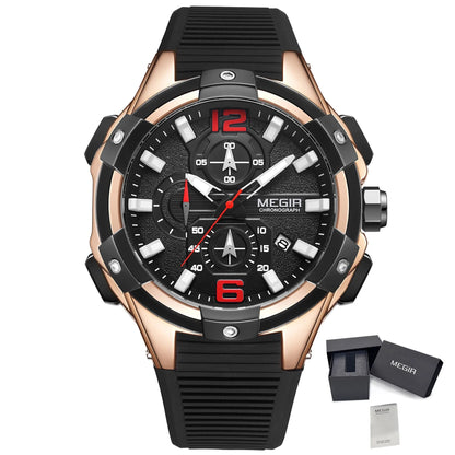 MEGIR Men's Chronograph Original Top Luxury