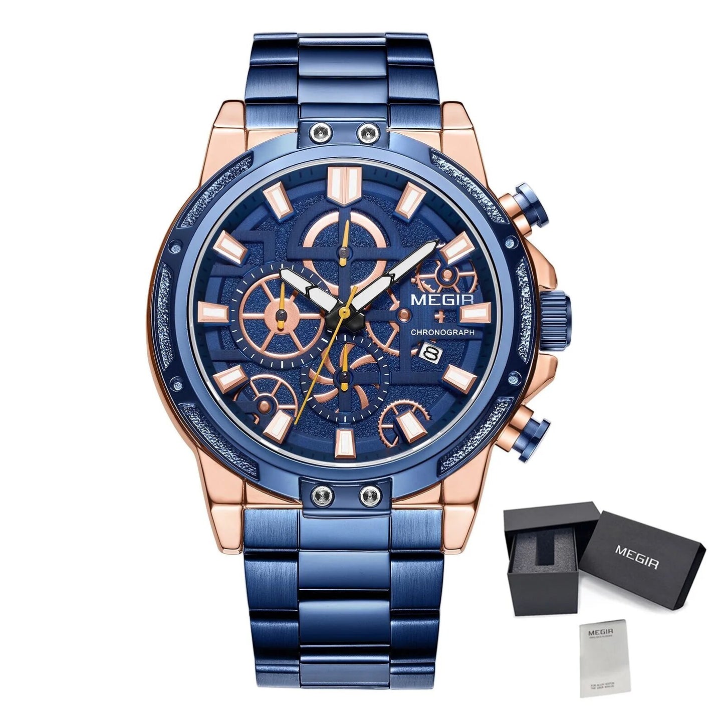MEGIR Luxury Business Watches for Man