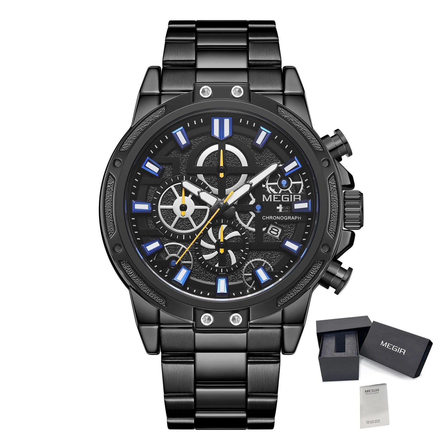 MEGIR Luxury Business Watches for Man