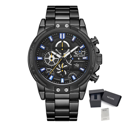 MEGIR Luxury Business Watches for Man
