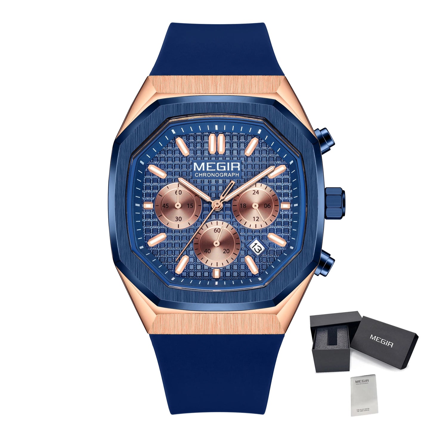 MEGIR Fashion Sport Military Watches for Men Luxury