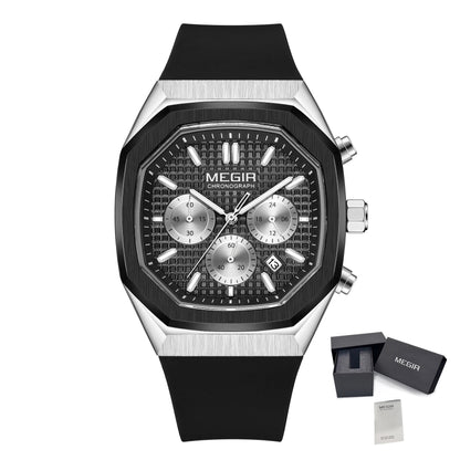 MEGIR Fashion Sport Military Watches for Men Luxury
