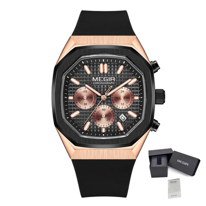 MEGIR Fashion Sport Military Watches for Men Luxury