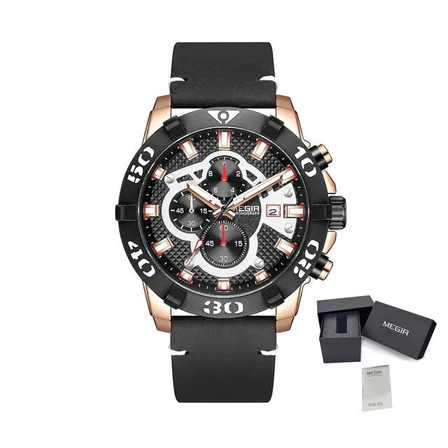 MEGIR Men Watches Fashion Luxury