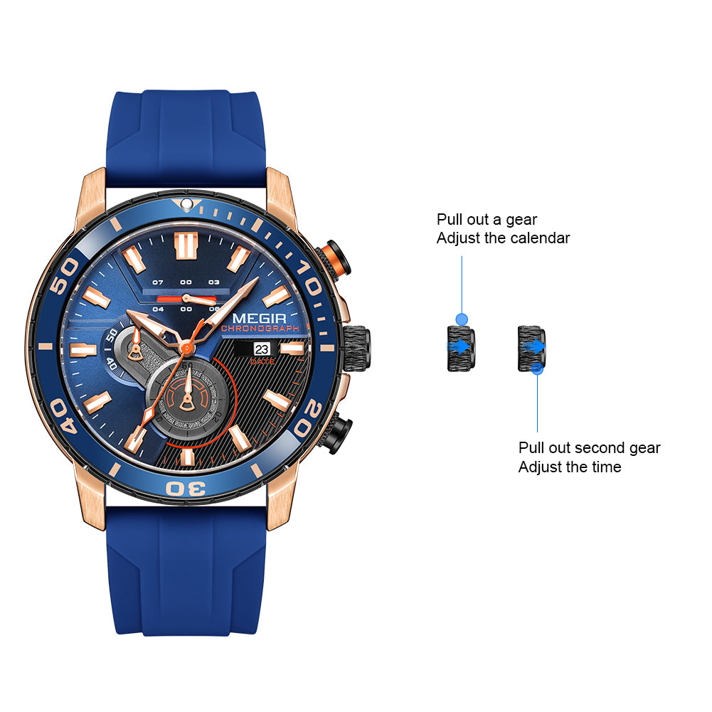 MEGIR Luxury Military Watches for Men