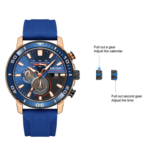 MEGIR Luxury Military Watches for Men