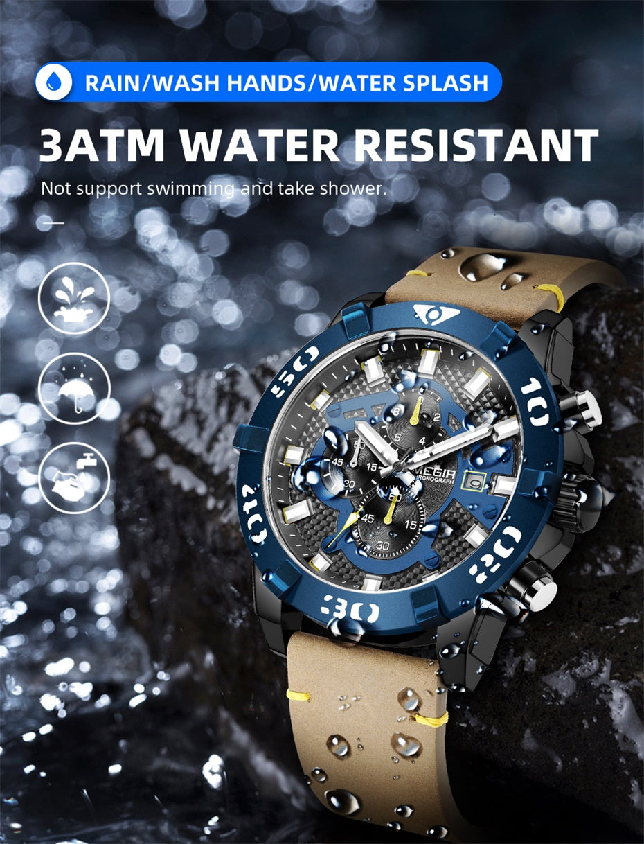 MEGIR Men Watches Fashion Luxury