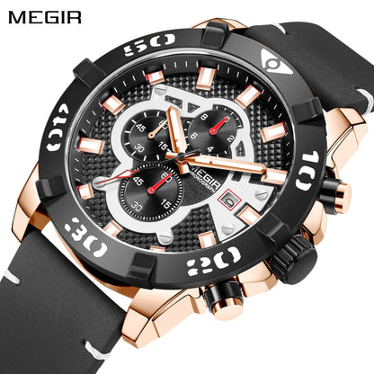 MEGIR Men Watches Fashion Luxury