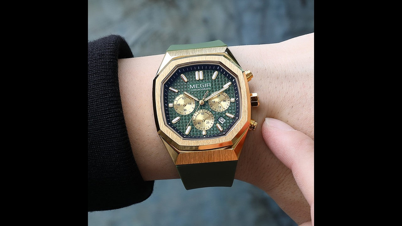 MEGIR Fashion Sport Military Watches for Men Luxury