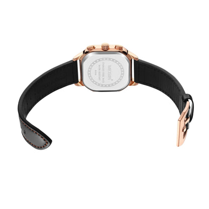 MEGIR Fashion Square Case Men's Sport Watch Quartz