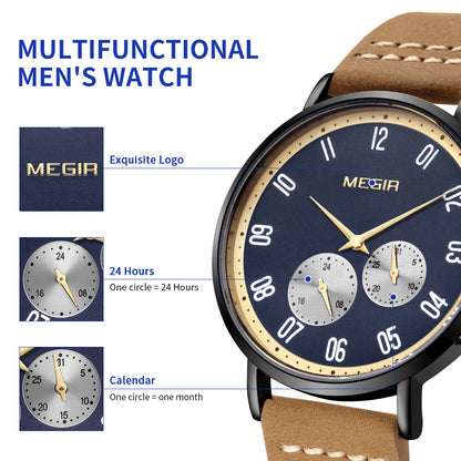 MEGIR Fashion Casual Men Watches Luxury