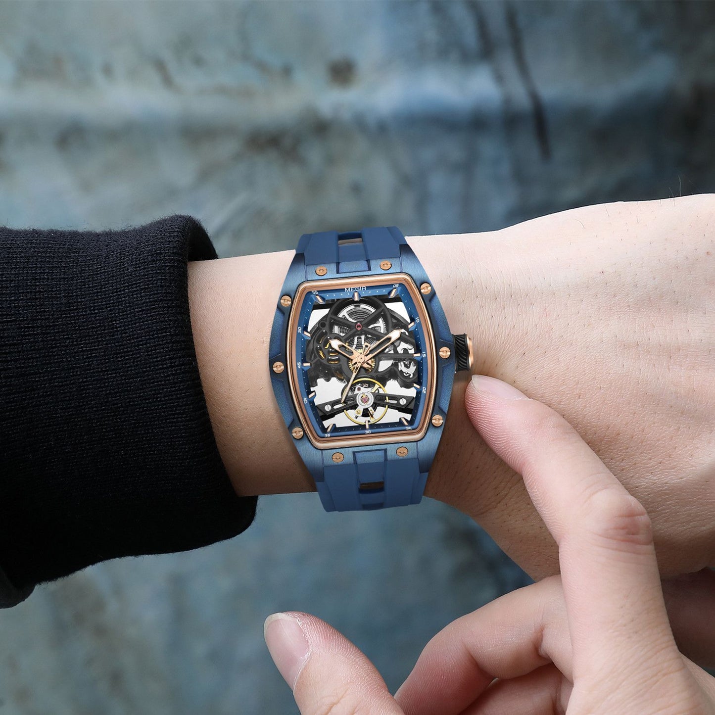 MEGIR Original Fashion Men Watches Automatic