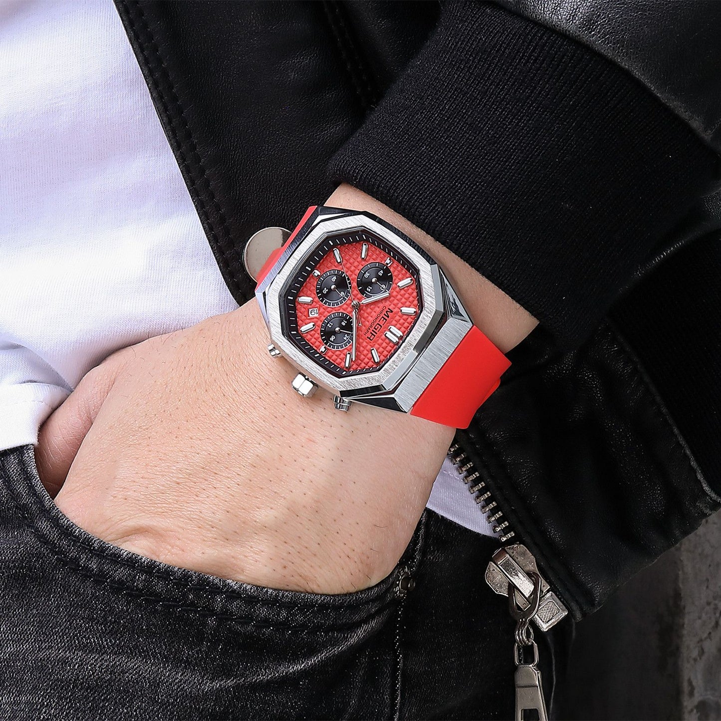 MEGIR Fashion Sport Military Watches for Men Luxury
