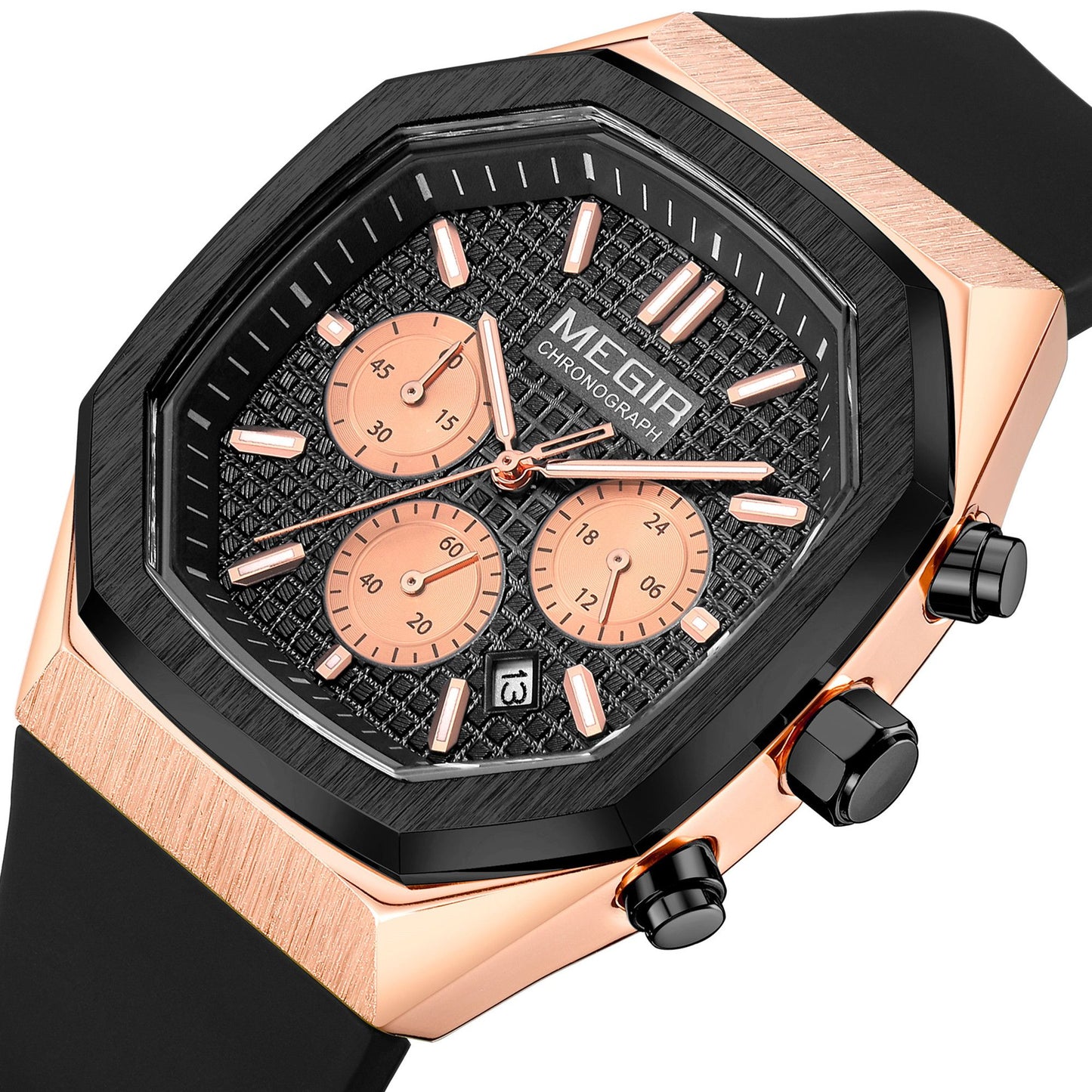 MEGIR Fashion Sport Military Watches for Men Luxury