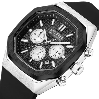MEGIR Fashion Sport Military Watches for Men Luxury
