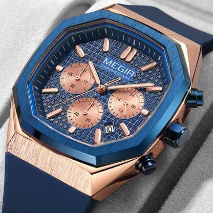 MEGIR Fashion Sport Military Watches for Men Luxury