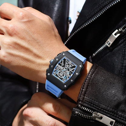 MEGIR Luxury Outdoor Sport Wristwatch for Men Silicone Waterproof
