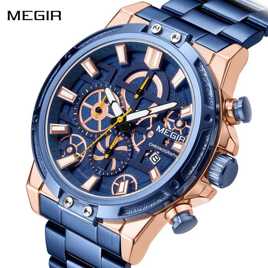 MEGIR Luxury Business Watches for Man