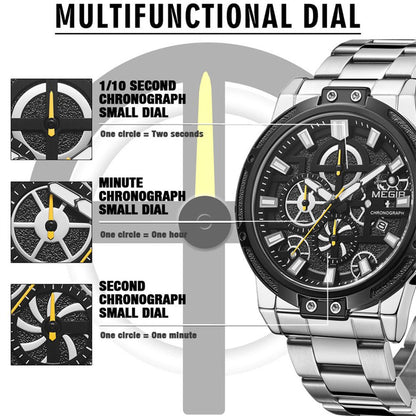 MEGIR Luxury Business Watches for Man