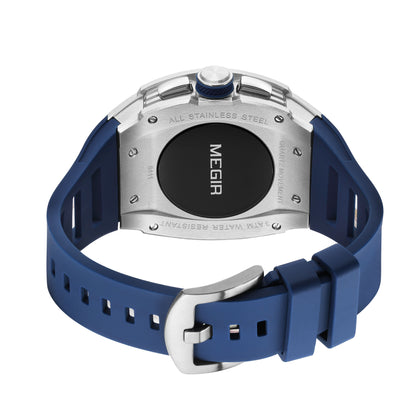 MEGIR Blue Luxury Sport Watch for Men