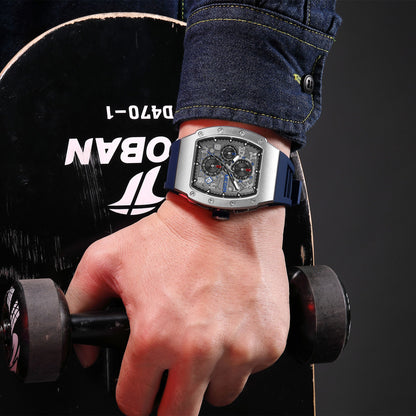 MEGIR Blue Luxury Sport Watch for Men