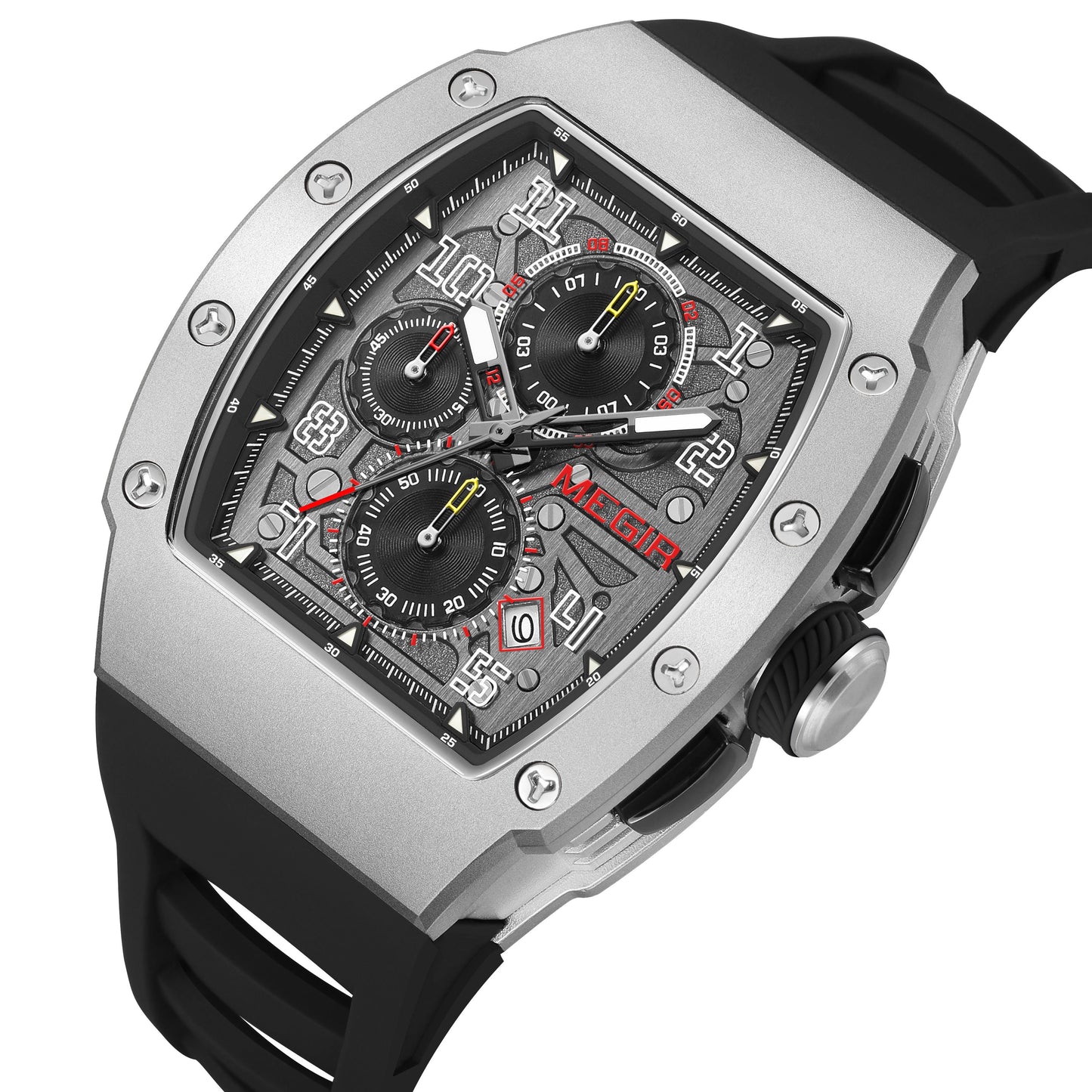 MEGIR Blue Luxury Sport Watch for Men