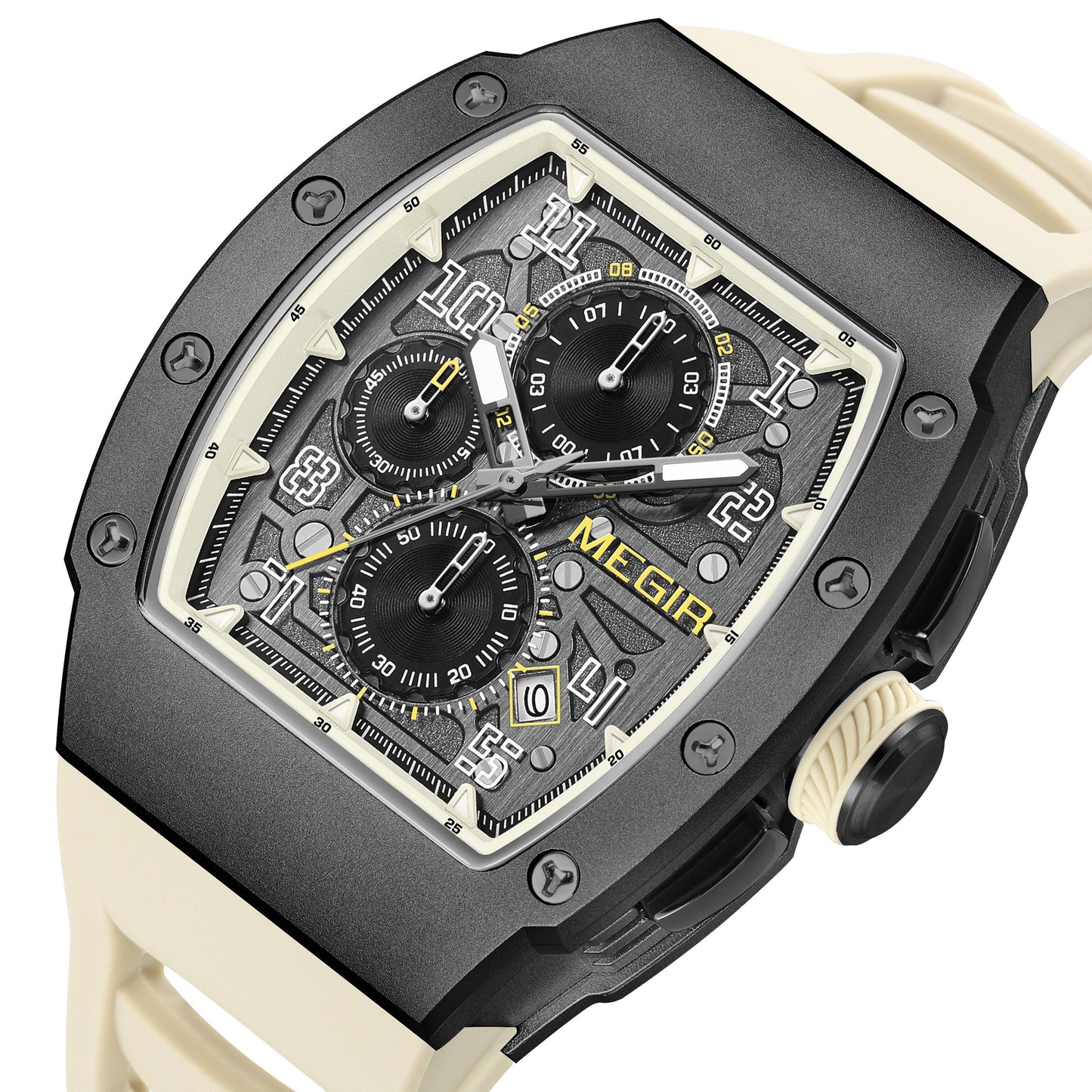 MEGIR Blue Luxury Sport Watch for Men
