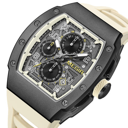 MEGIR Blue Luxury Sport Watch for Men