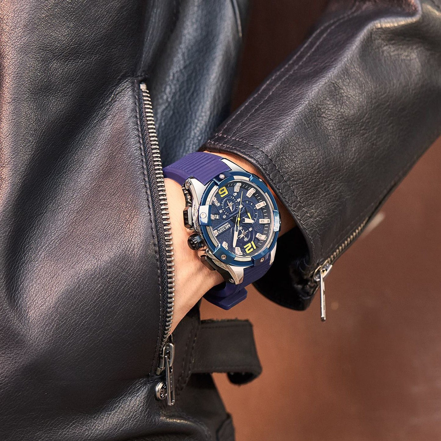 MEGIR Men's Chronograph Original Top Luxury