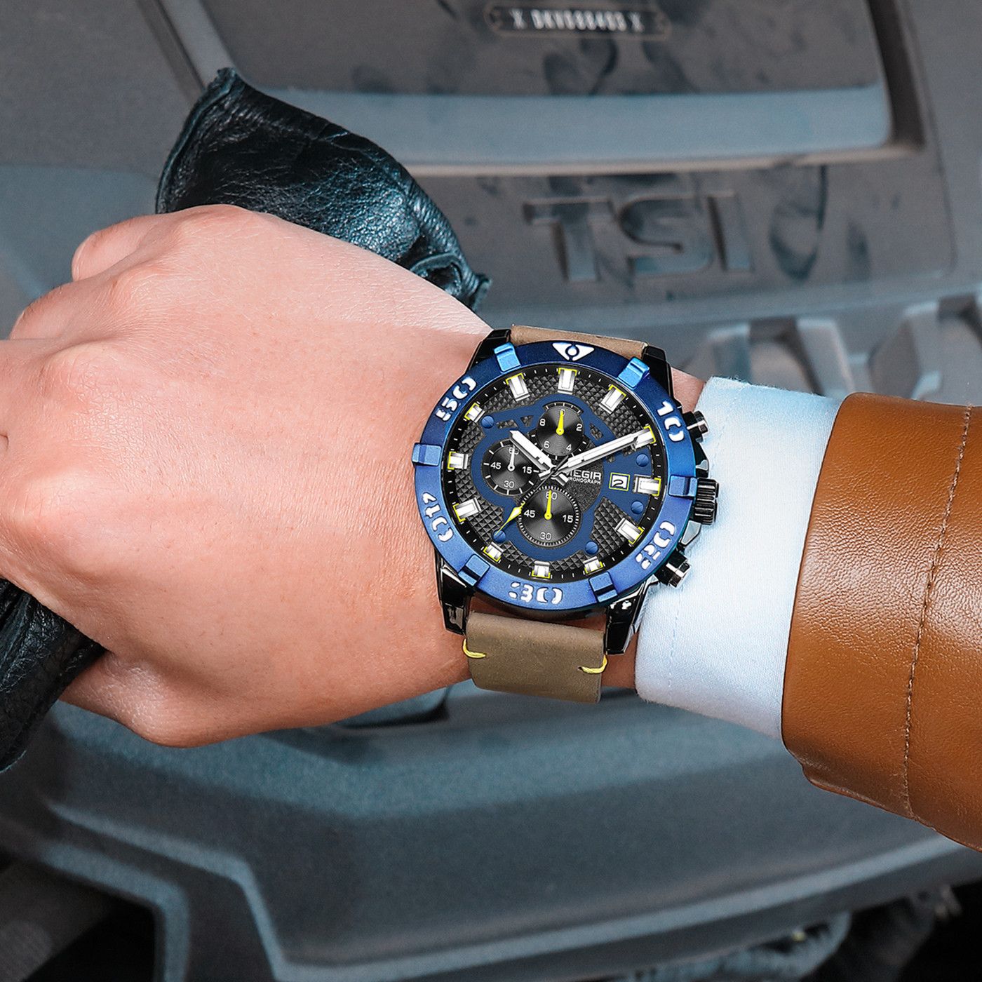 MEGIR Men Watches Fashion Luxury